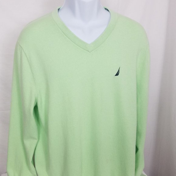Mens NAUTICA Navtech V-neck Sweater - Picture 2 of 9